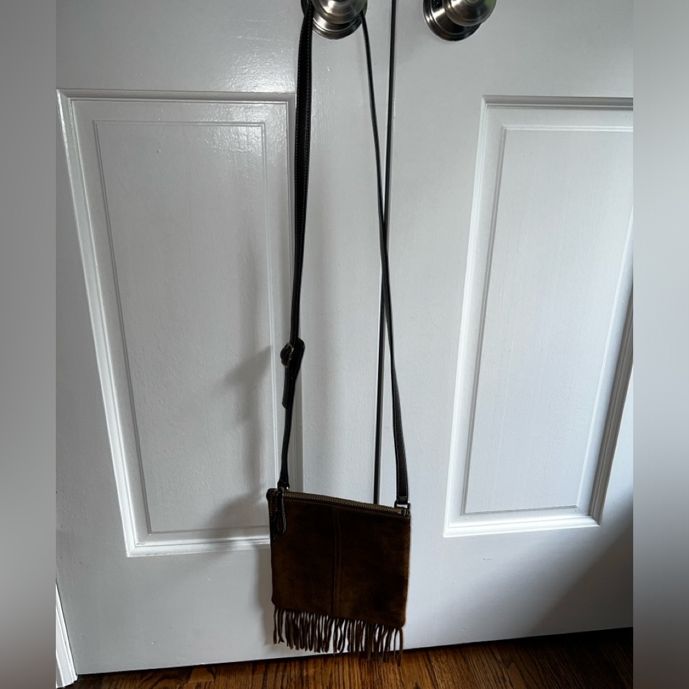 Coach Vintage Brown Suede Fringe Crossbody Bag - Picture 3 of 10